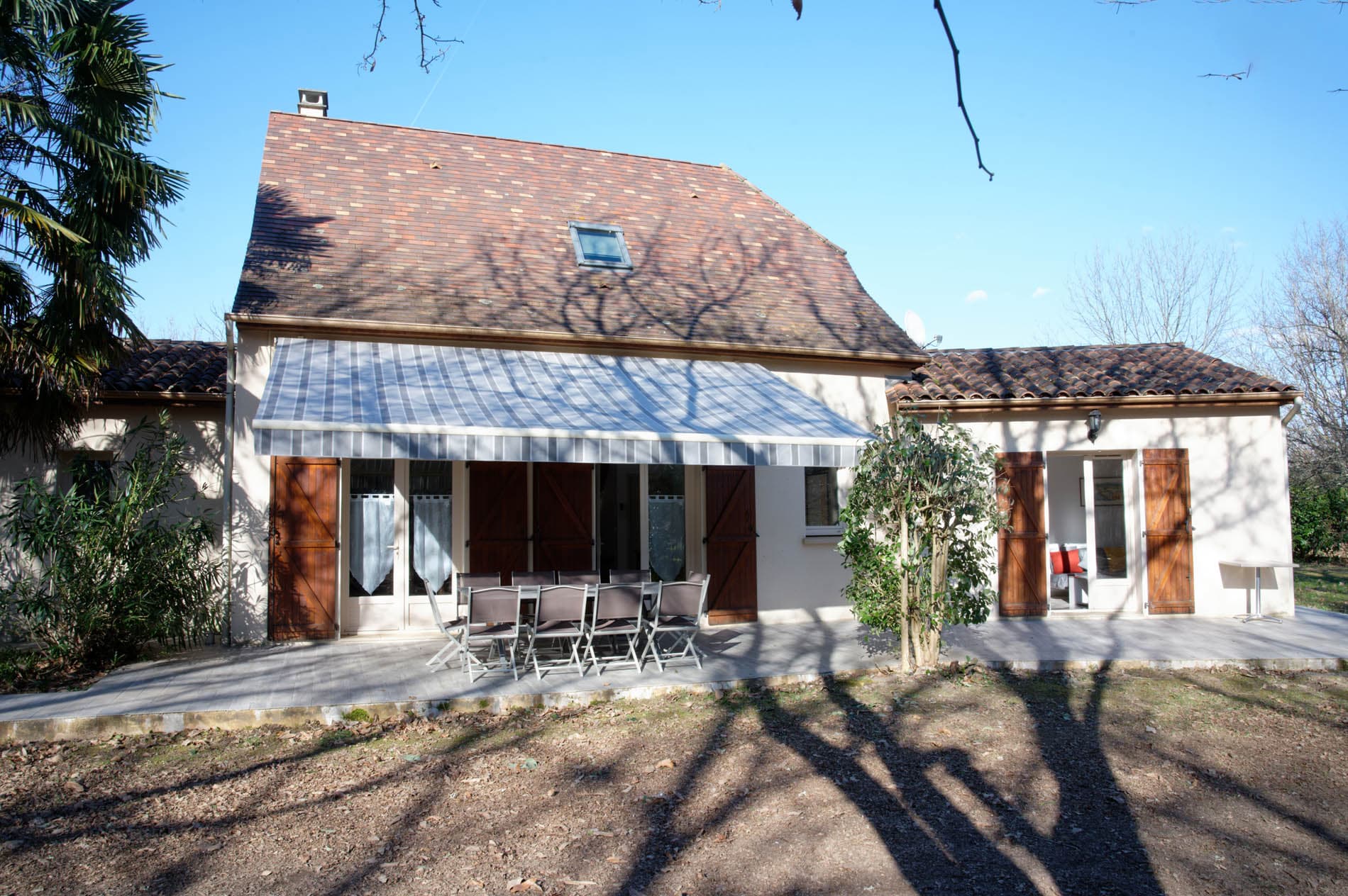GÎTE LA CHÂTAIGNERAIE - terrasse