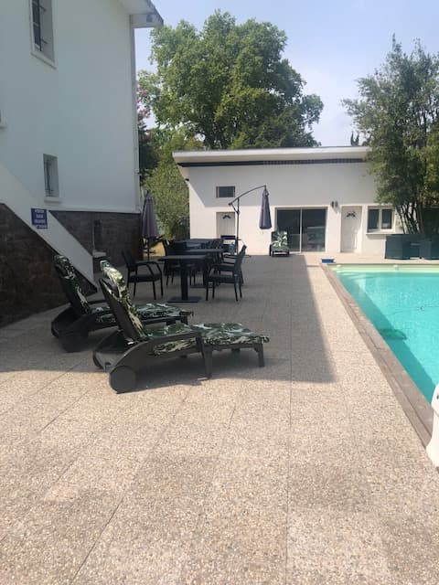 terrasse cote gite art deco