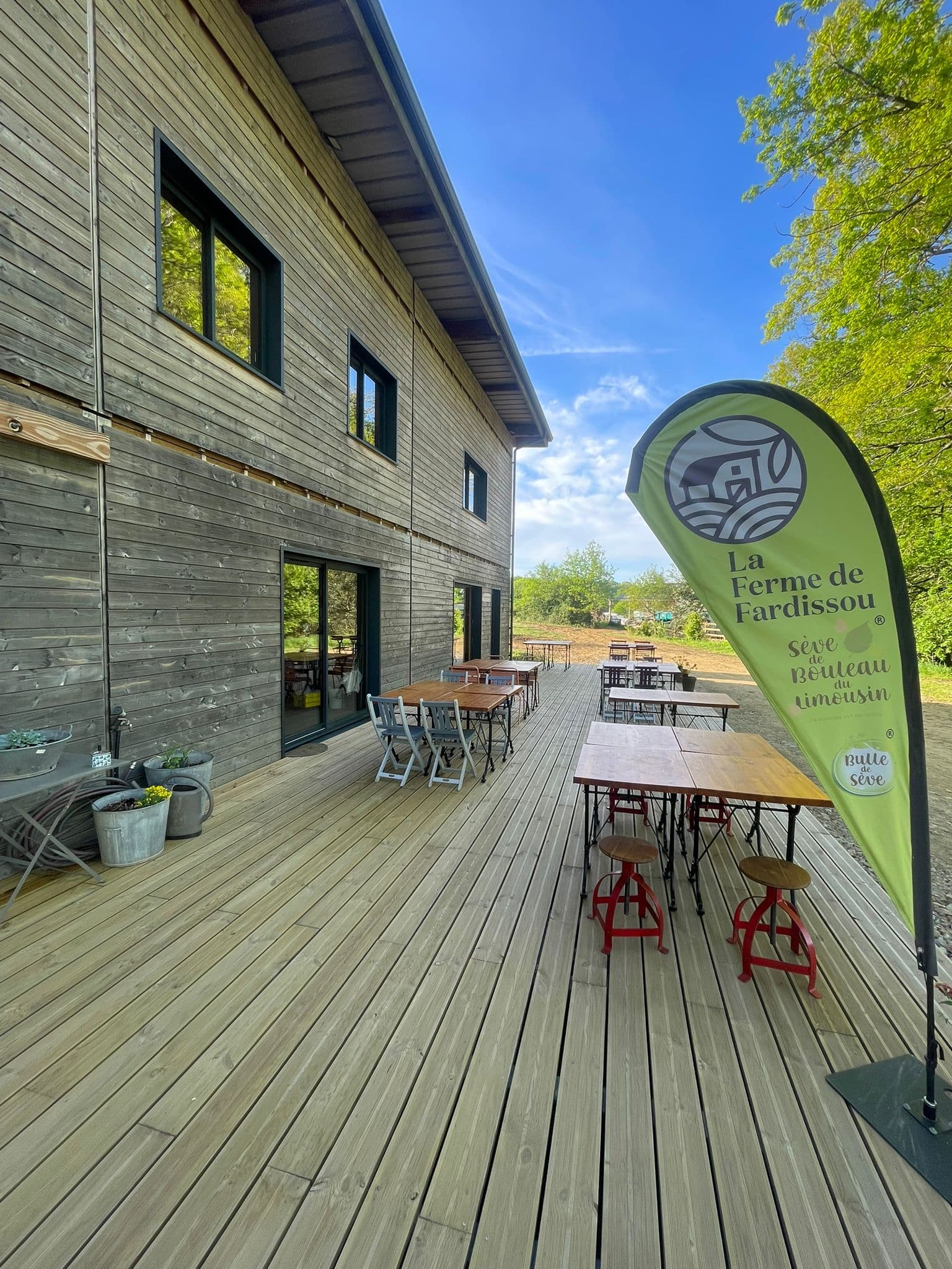 terrasse la ferme de fardissou