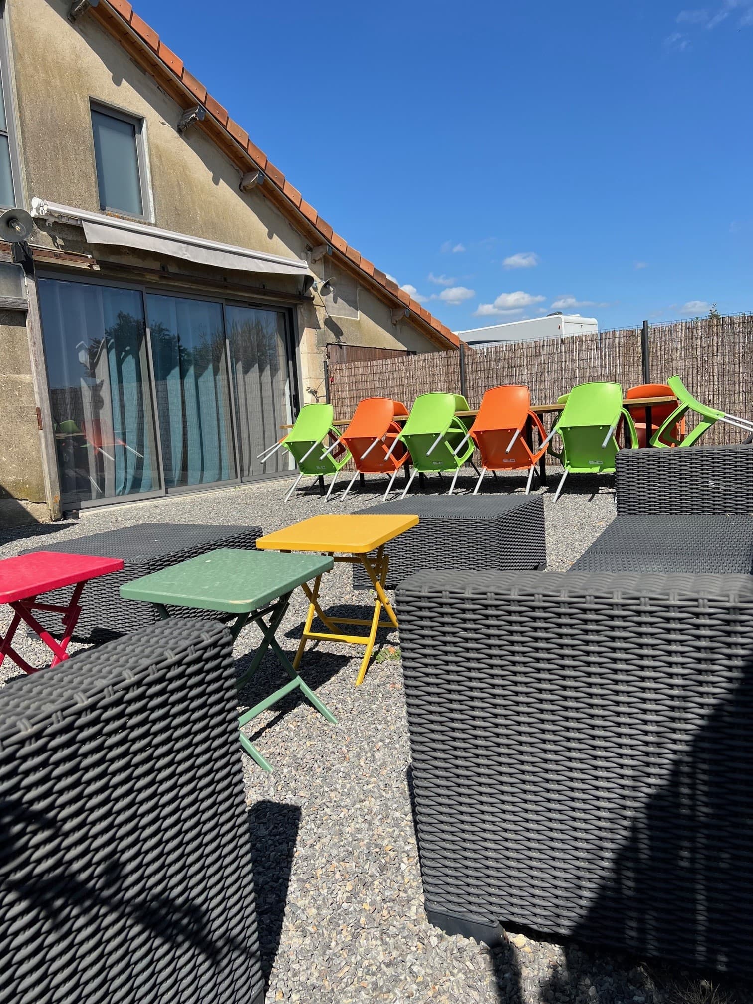 terrasse la grange plein sud