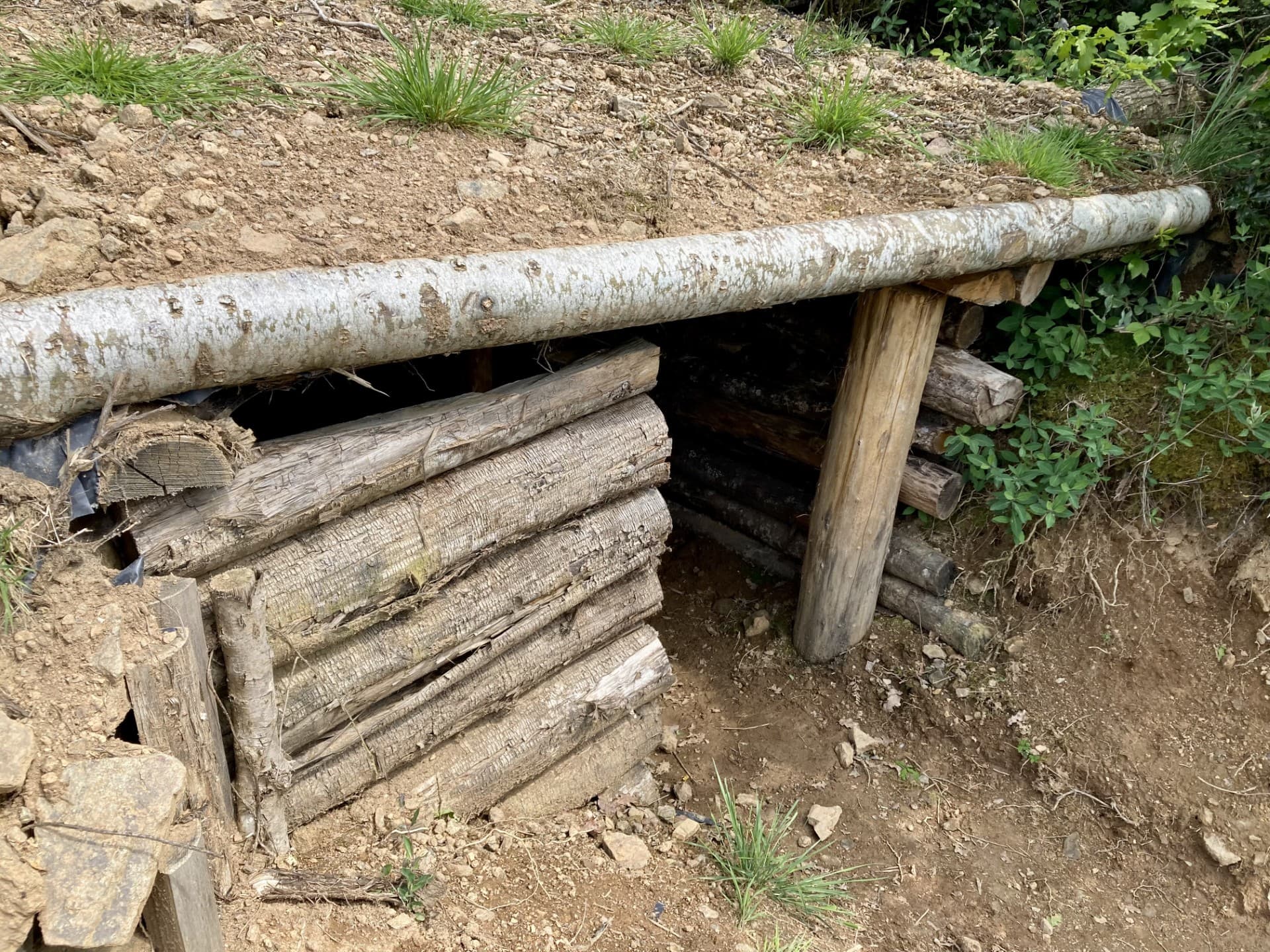 Planque du maquis à St Julien le Petit