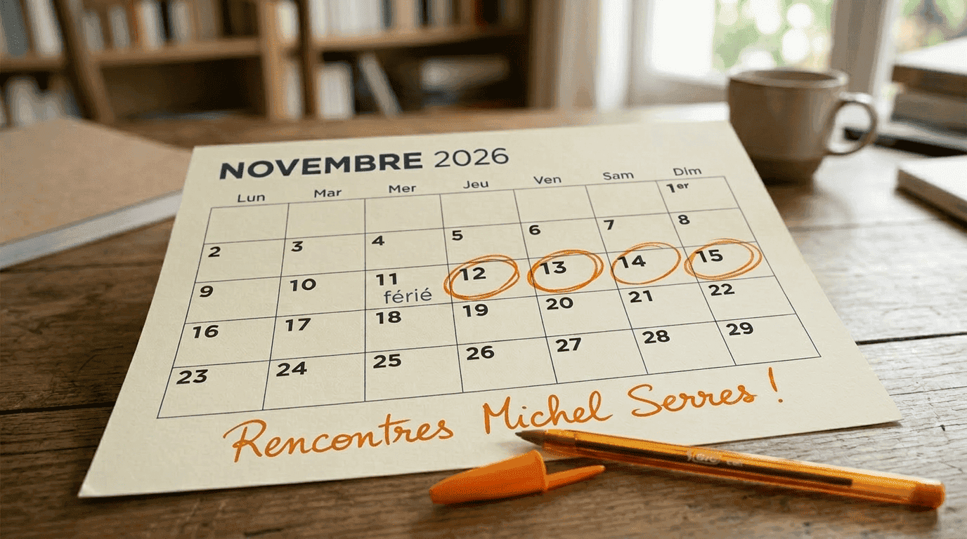 affiche temporaire-rencontres-michel-serres-destination-agen-tourisme