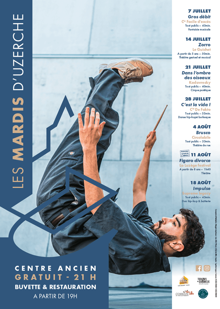 uzerche affiche Mardis d'Uzerche 2026