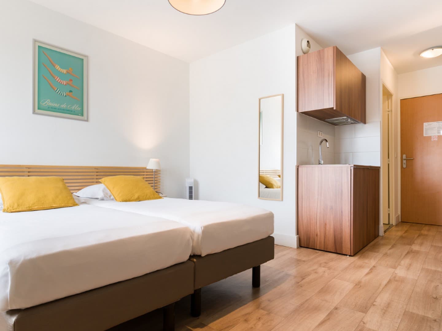Appart hôtel Victoria Garden - Pau - lits twin