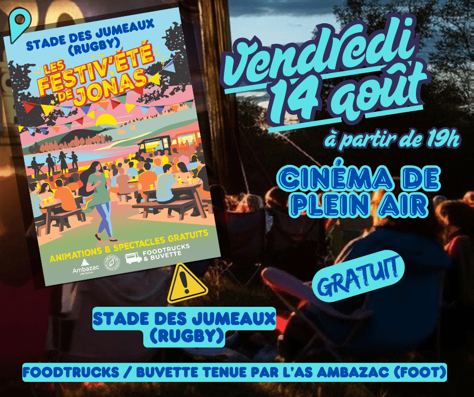 festriv été de jonas : cinéma de plein air
