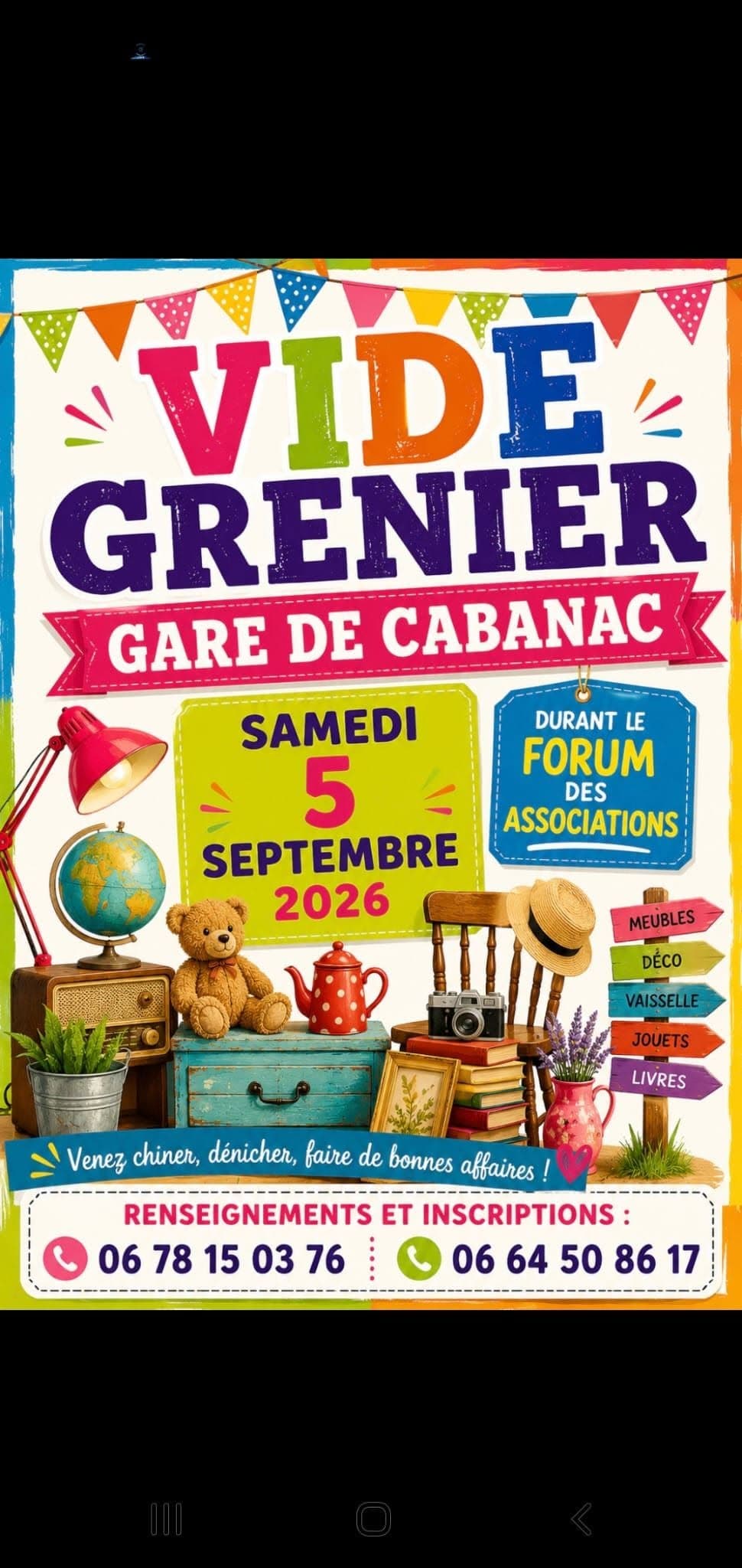 vide grenier forum des assos