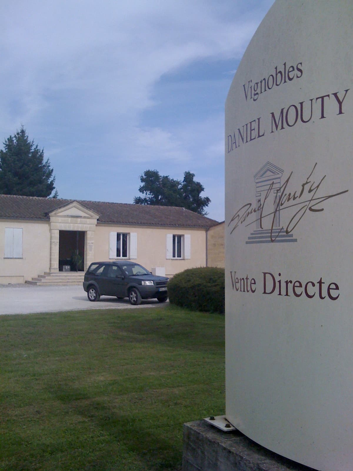 vignobles Mouty entrée