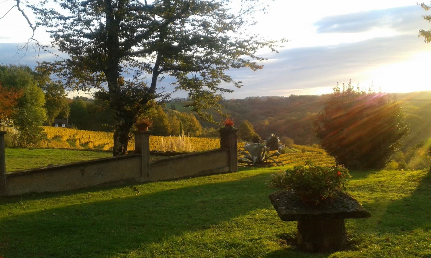 Camin larredya - Chapelle de Rousse - le jardin