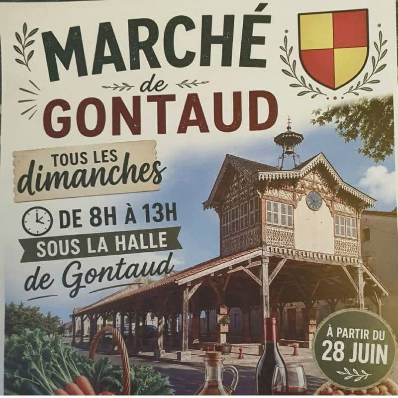 visuel marché gontaud de Nogaret