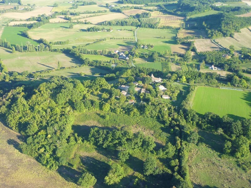 vue aérienne Montaut le Jeune