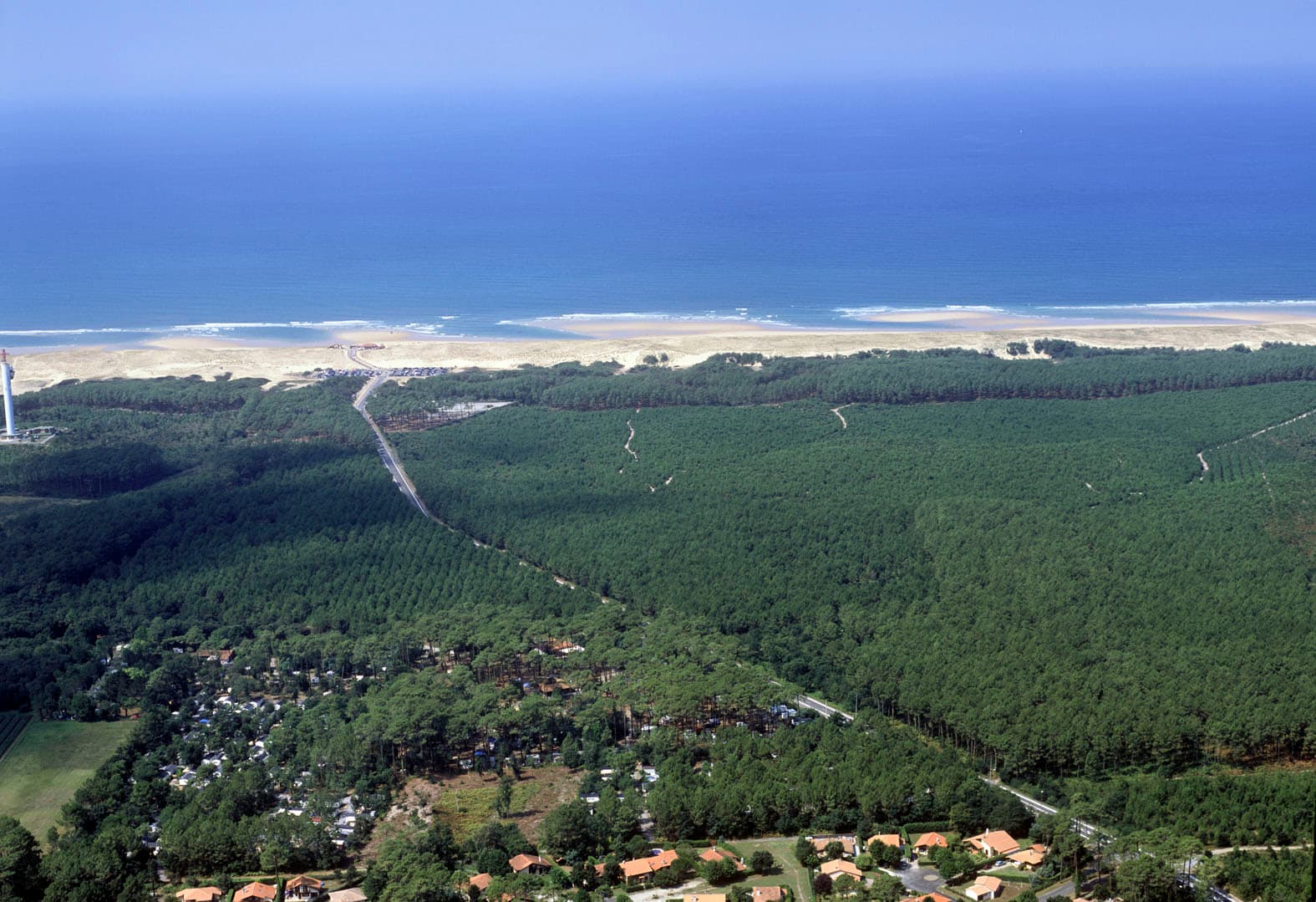 Camping Moisan_Messanges_landes atlantique sud_vue aerienne