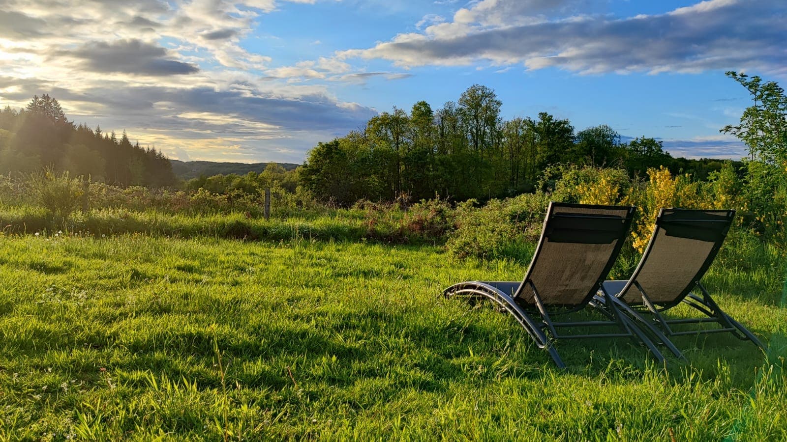 vue camping nature