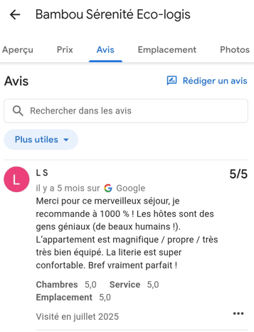 Avis Google