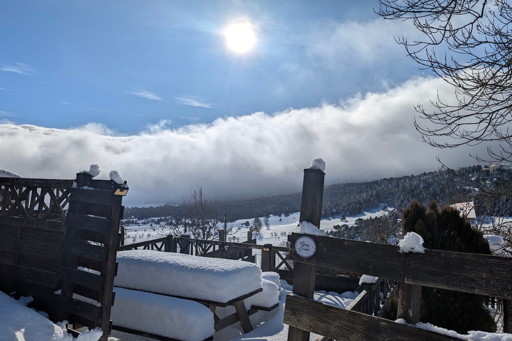 Cassiopée-terrasse hiver