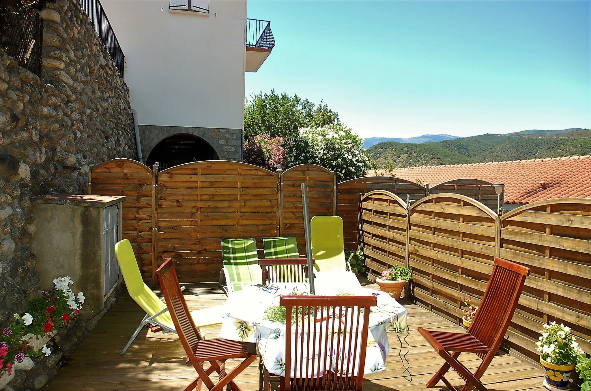 Terrasse Gîte Legrand