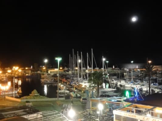 vue port le soir