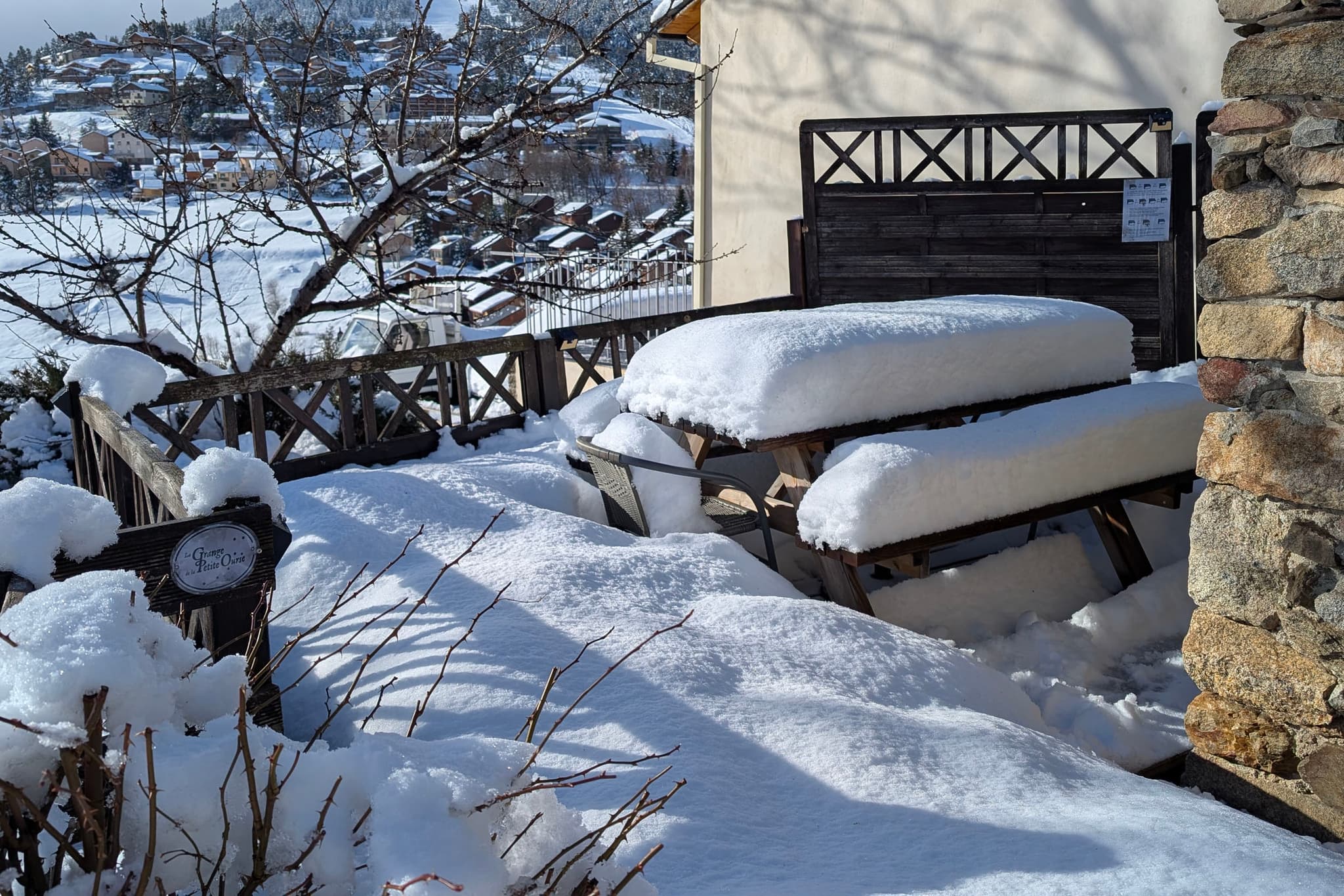 Petite Ourse Terrasse hiver