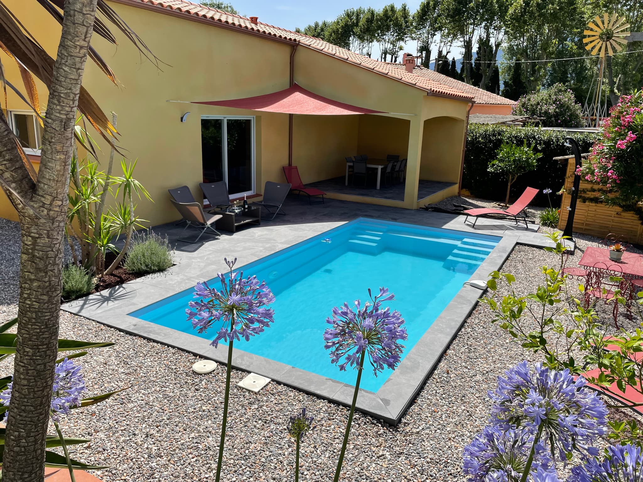 Terrases, piscine