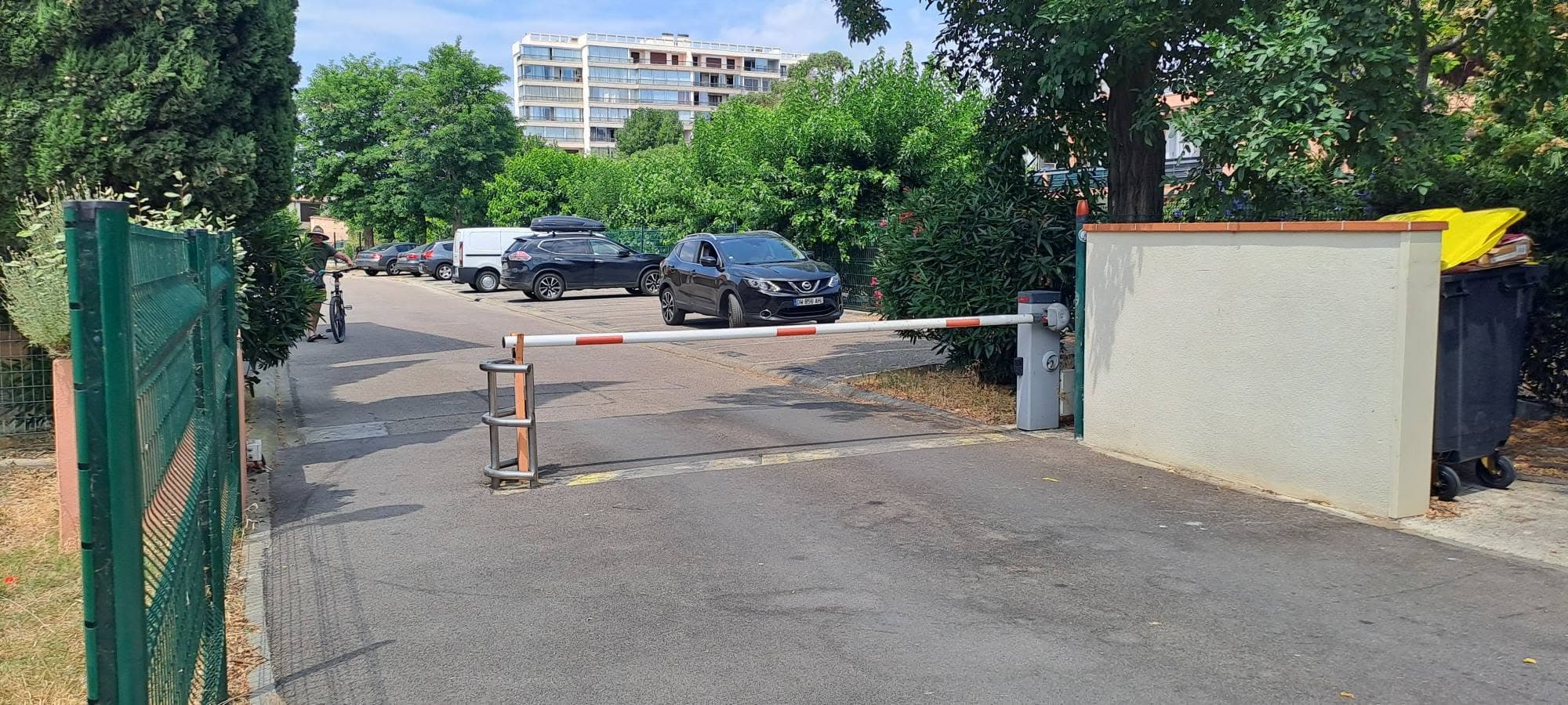 entrée parking