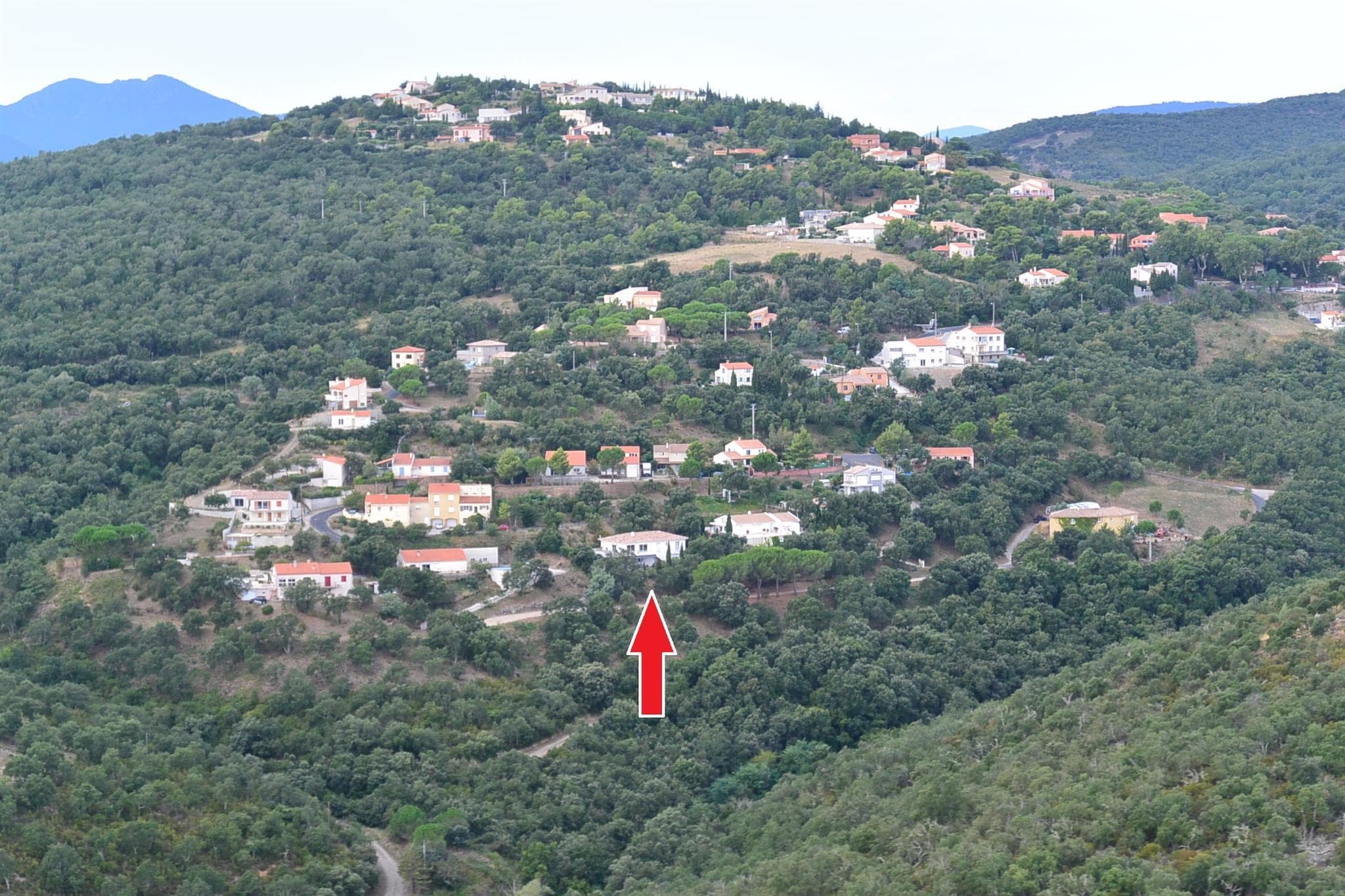 L'emplacement de la villa sur la commune de Llauro_20