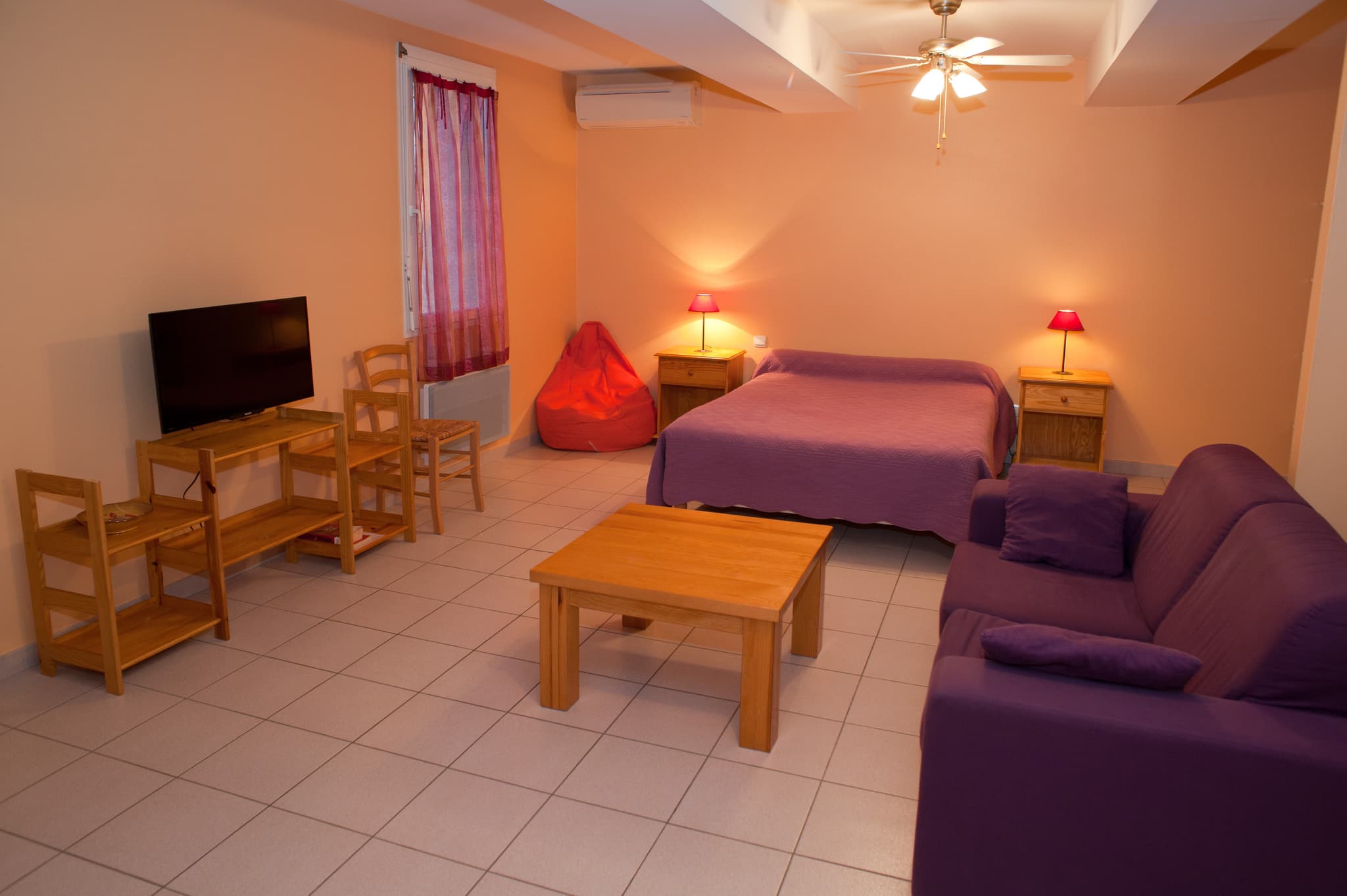 meublé séjour le ber chambre studio