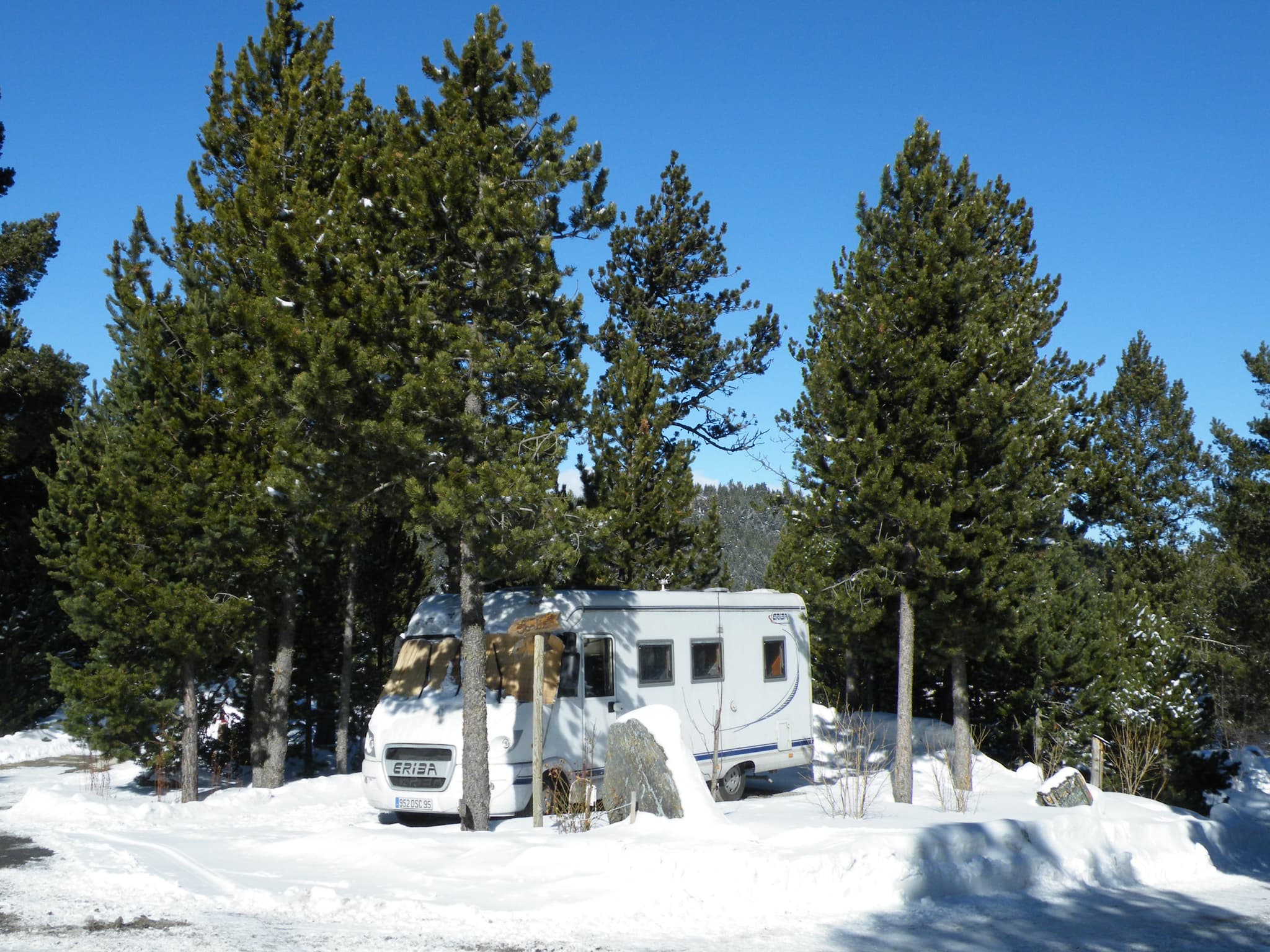 Aire camping car camping La Devèze