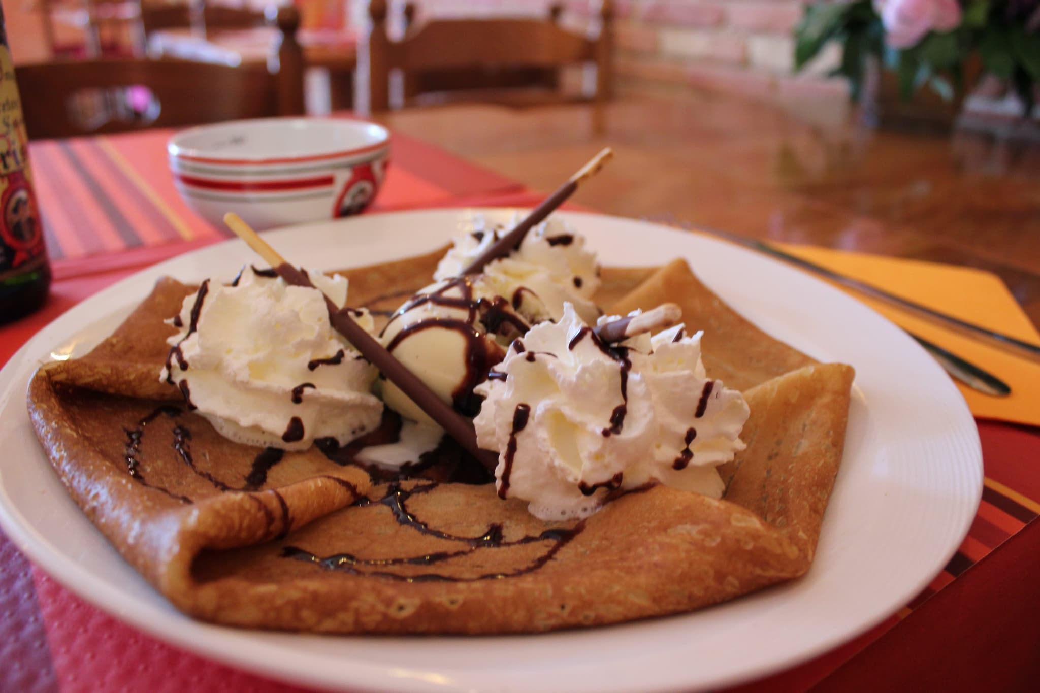 Aspres Thuir Creperie plat