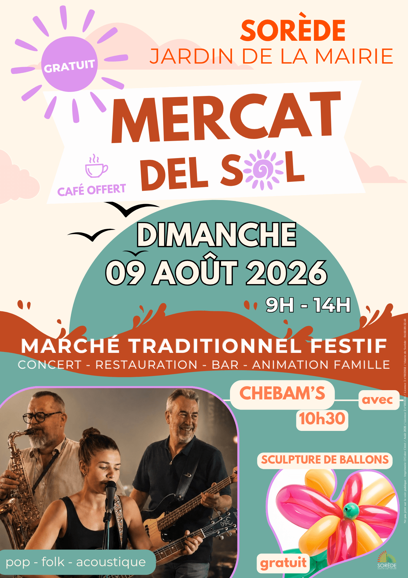 Mercat del Sol Sorede 2026 - Mercat del Sol Sorede août 2026