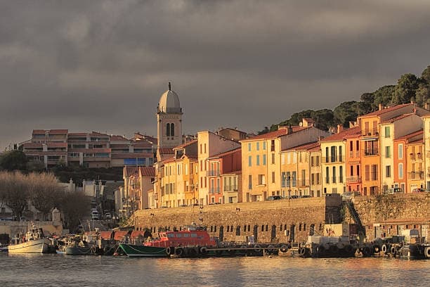 PORT-VENDRES CREPUSCULE