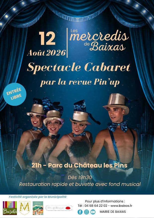 Spectacle CABARET 12 AOUT 2026