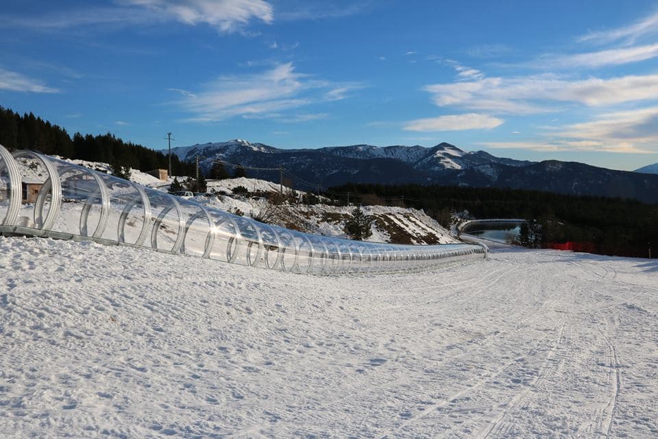 Tapis de neige vue d'ensemble