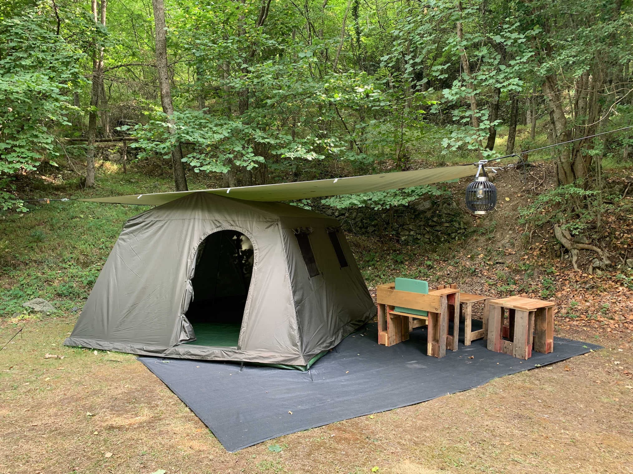 Tente BasiK camping Fontpédrouse