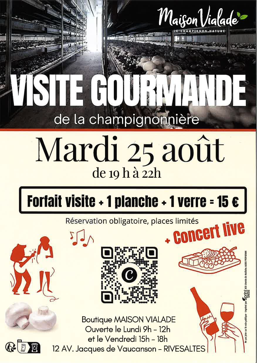 Visite gourmande Maison Vialade