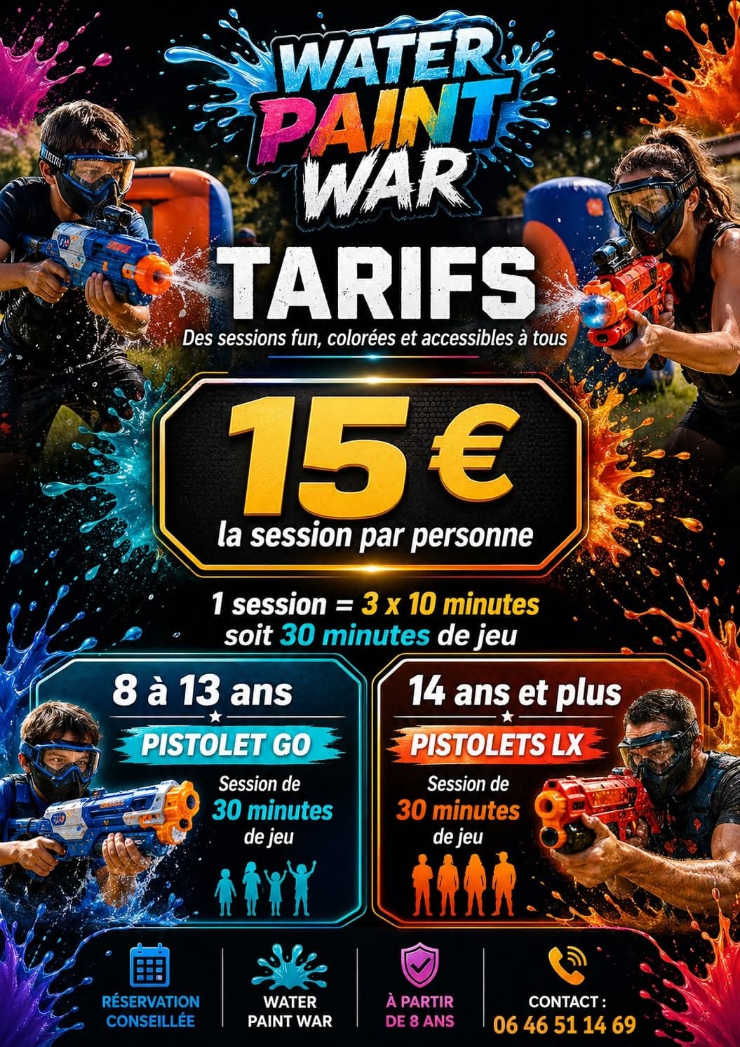 Water Paint War - affiche