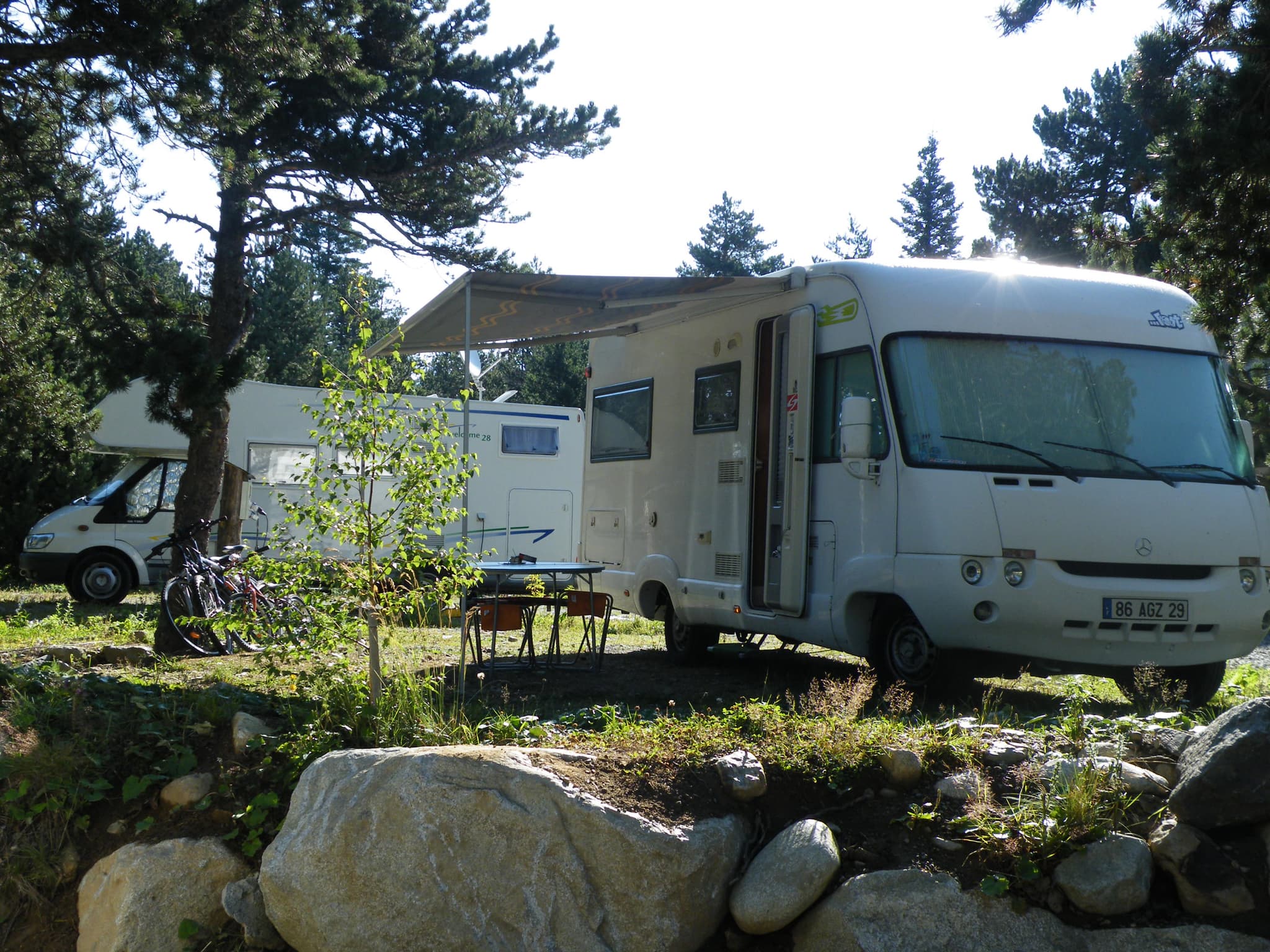 camping car La Devèze