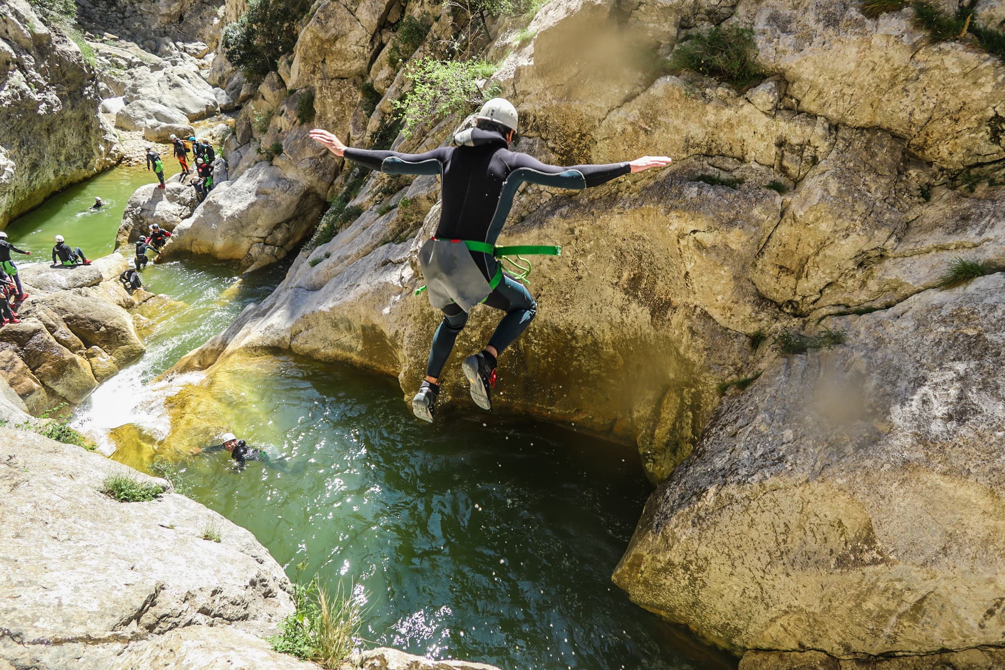 gorges de Galamus saut
