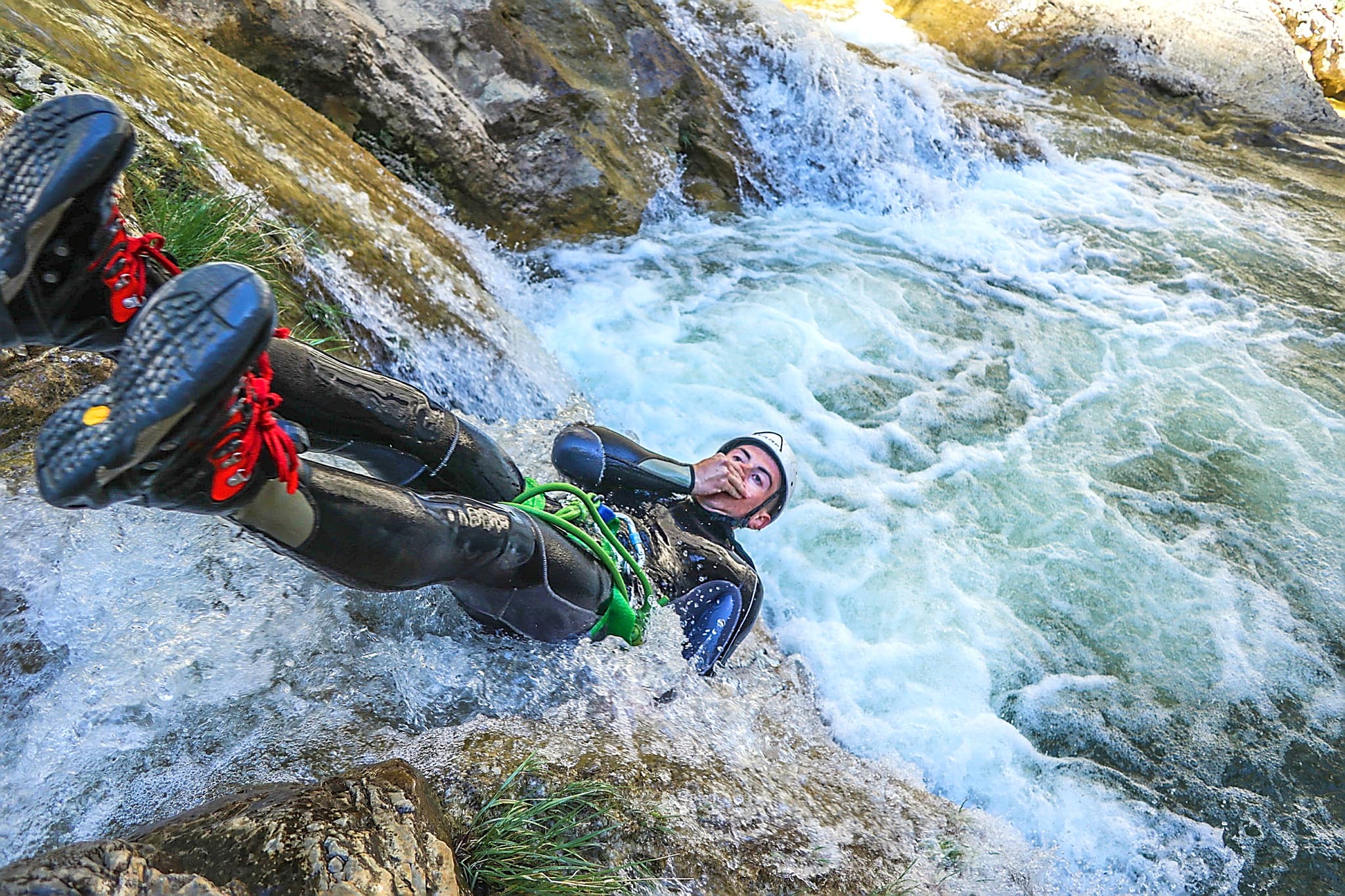 gorges de galamus toboggan