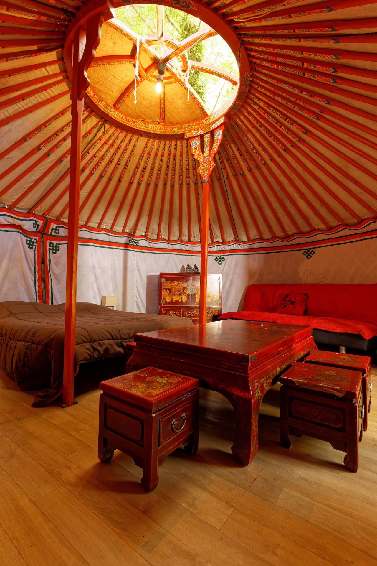 intérieur yourthe