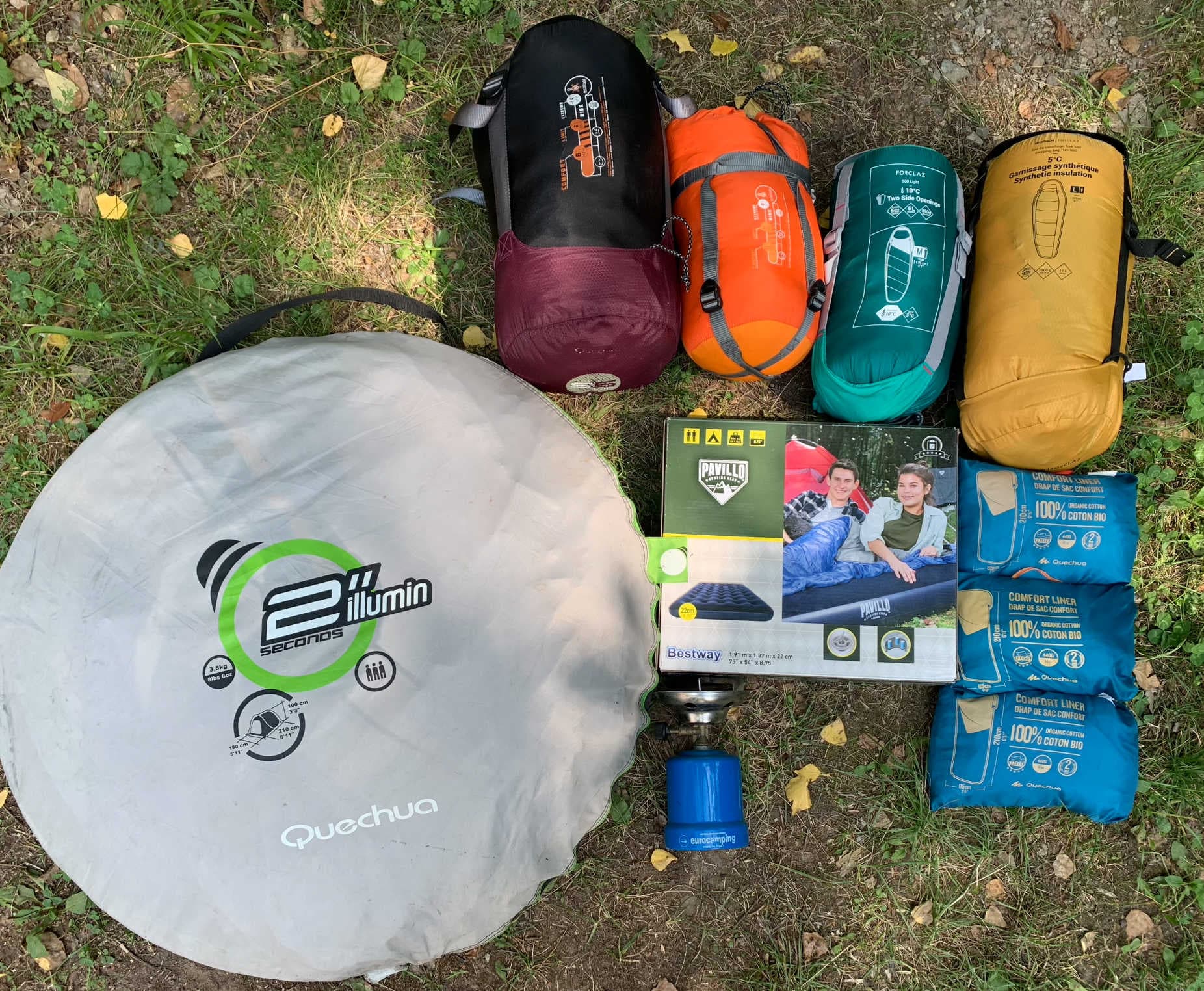 kit campeur camping fontpédrouse