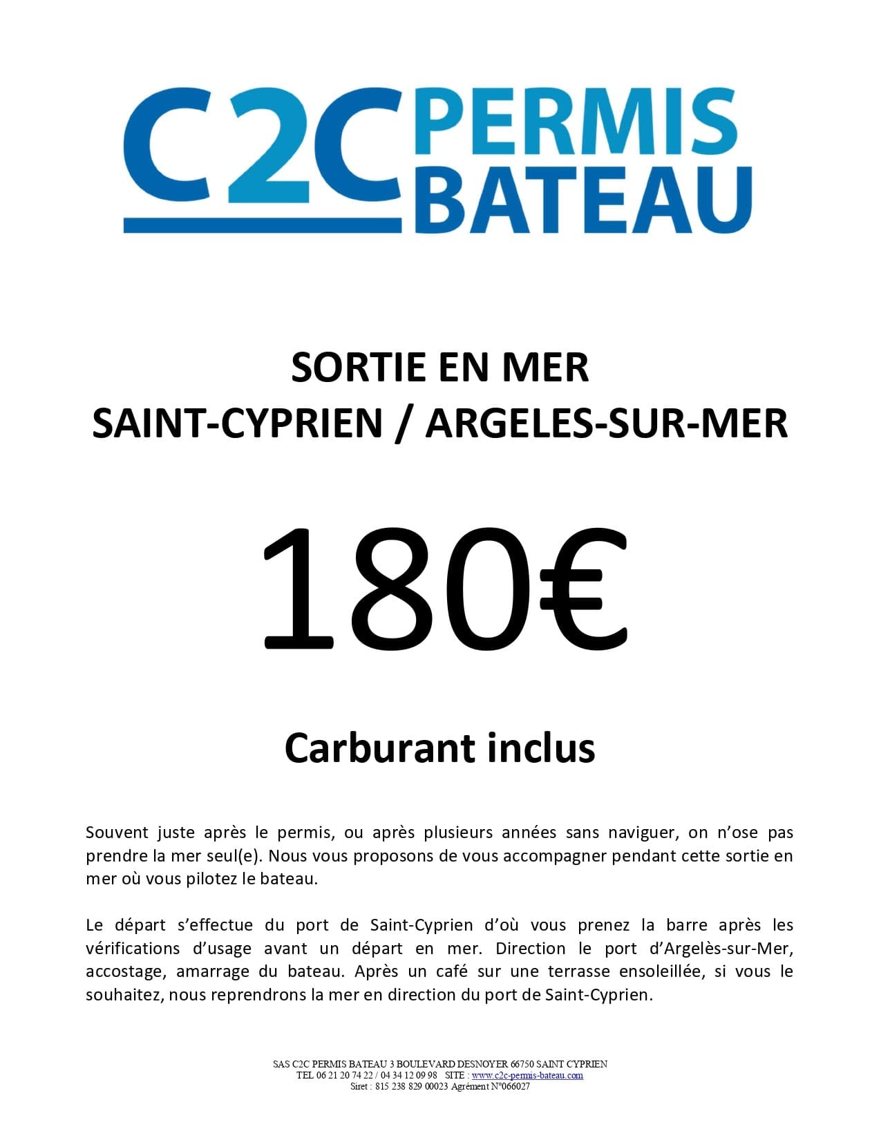 sortie en mer ARGELES