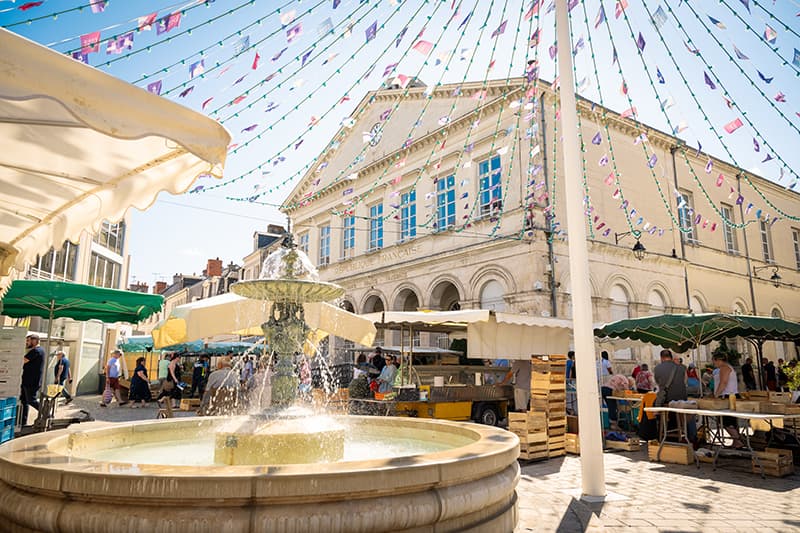 Marché place Monestier