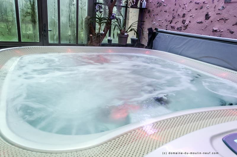 L'espace bien-être avec le SPA 7 places