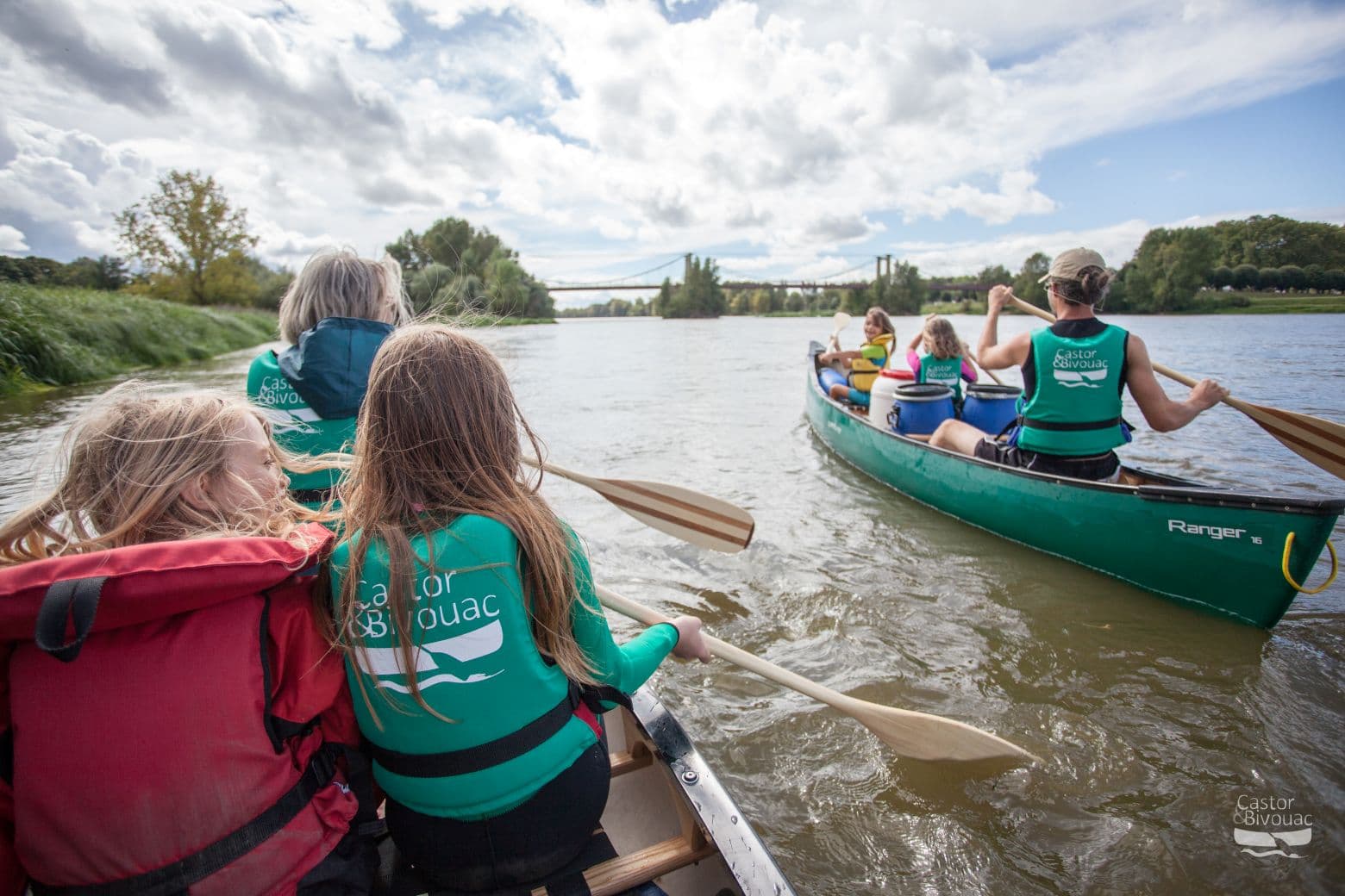En famille sur la Loire