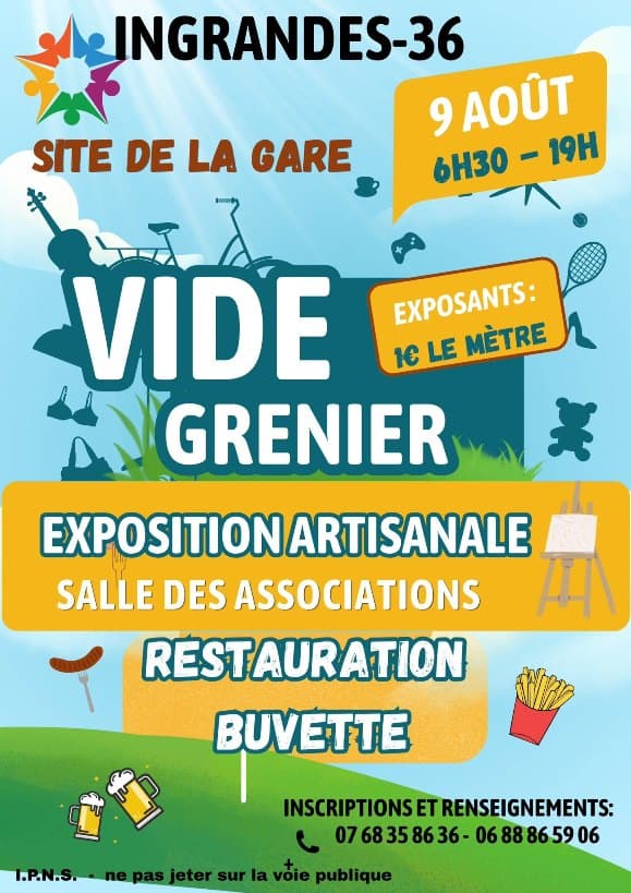 09-08 vide grenier Ingrandes