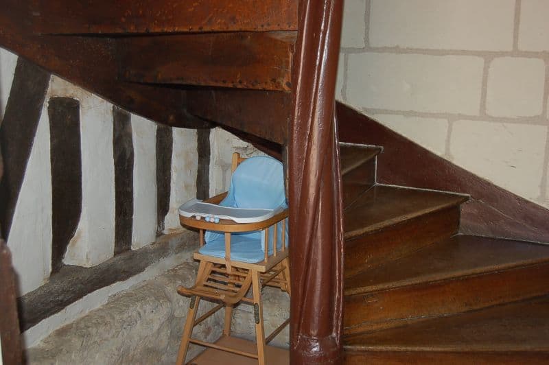 Gîte château de la Vallière - escalier
