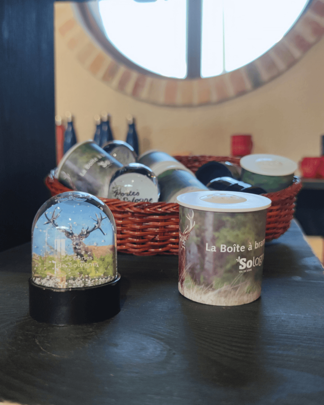 Boutique OT Portes de Sologne - boite à brame et boule à neige