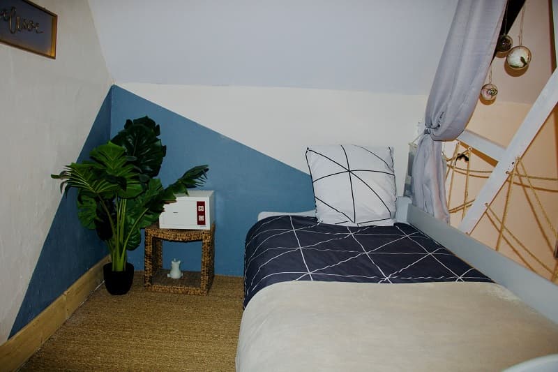 Chambre avec lit gignogne pour le 5ème voyageur