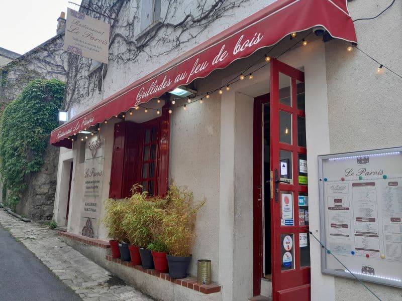 Restaurant le Parvis Amboise - façade