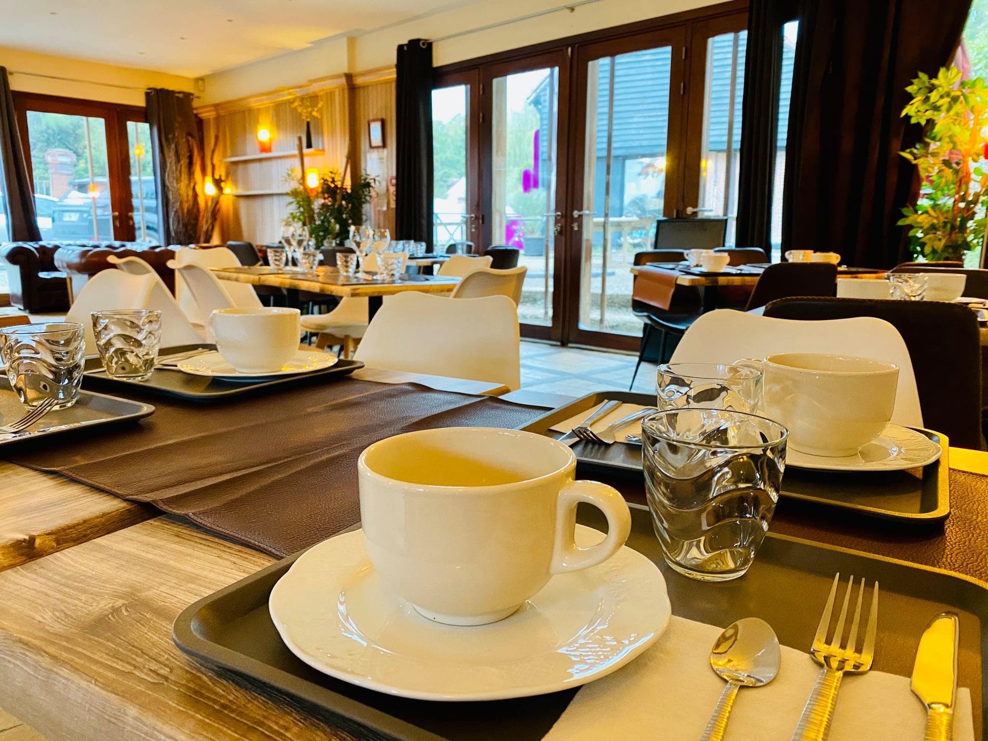 Repas au restaurant l'Antilope de Nançay