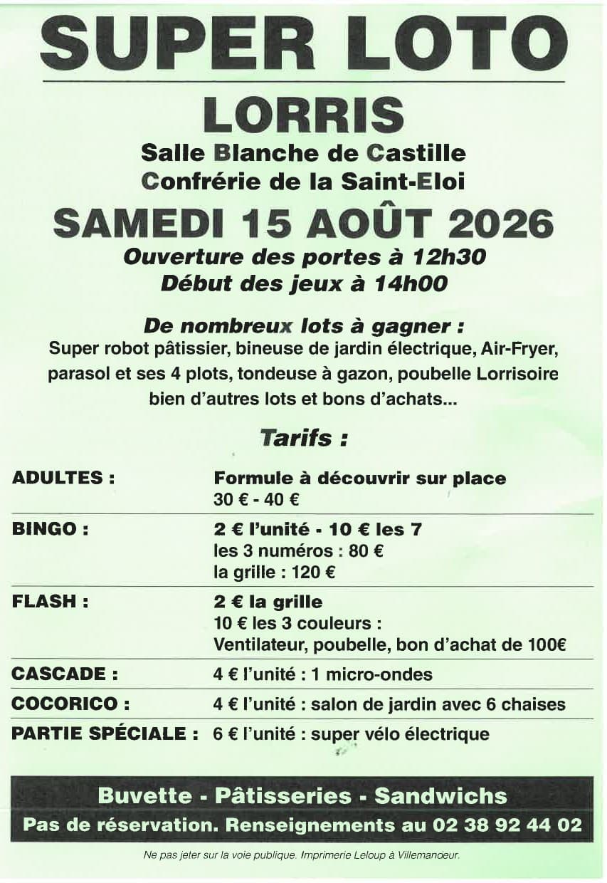15-08-2026 Lorris Loto